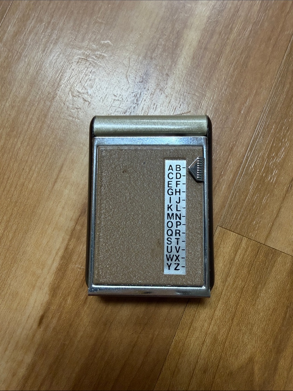 Vintage handheld address book